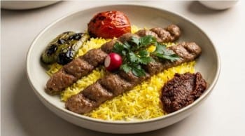 Koobideh Kabab (Two Skewers)
